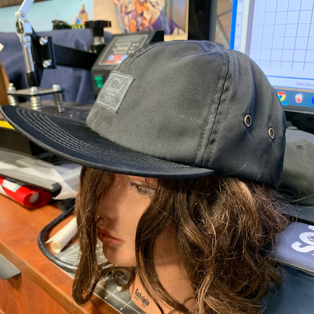 Strap back hat